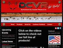 Tablet Screenshot of dcvroutdoors.com